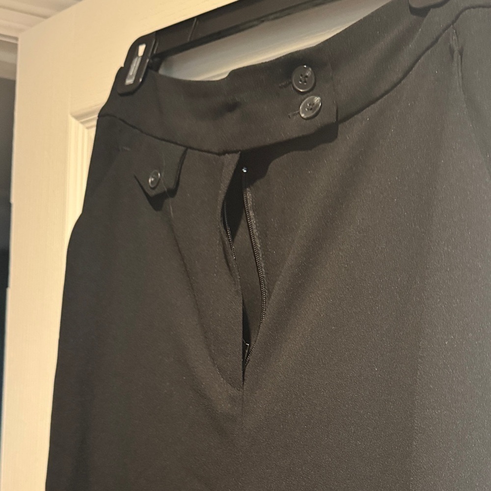 CeCe Black Wide Leg Women's Pants - Picture 5 of 7